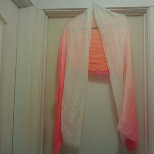 GREEK ISLANDS BOHO GAUZY COTTONY LONG SCARF SHAWL